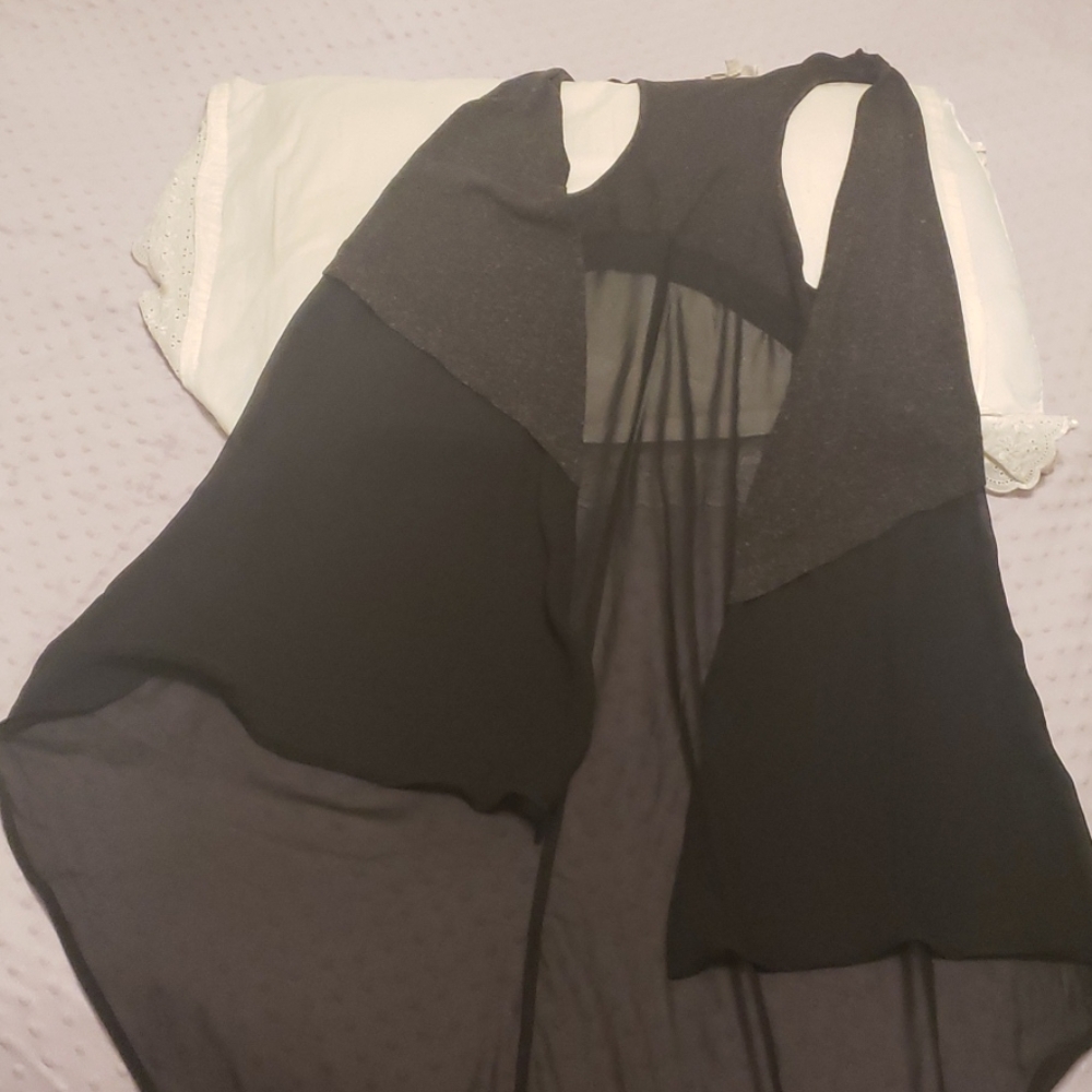 Sheer cover up cardigan